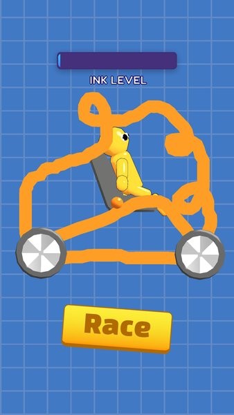 手绘撞车