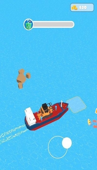海上清洁船3d