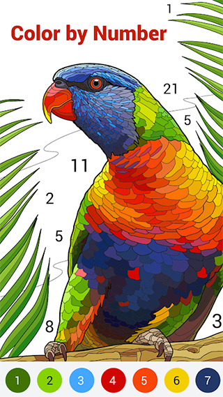 happy color数字填色