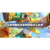 王者荣耀苏烈春野闲踪怎么获得-苏烈春野闲踪皮肤获取方式一览