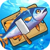 海上餐厅刮鱼鳞