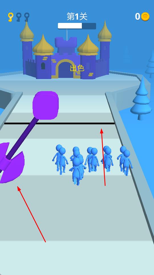 火柴人战斗运行3D史诗战斗