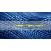 crypto暗指什么(crypto中文叫什么)