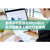 数字主权联盟在2025年DC区块链峰会上强化行业倡导与数字治理