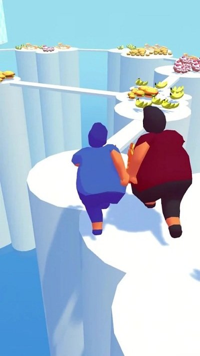 胖子奔跑Fatty running