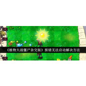 植物大战僵尸杂交版报错无法启动如何解决 报错无法启动解决方法汇总