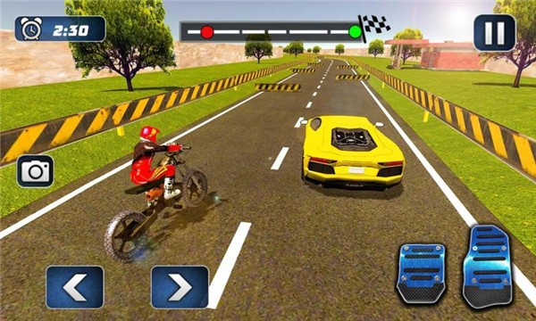 Motorcycle to final car