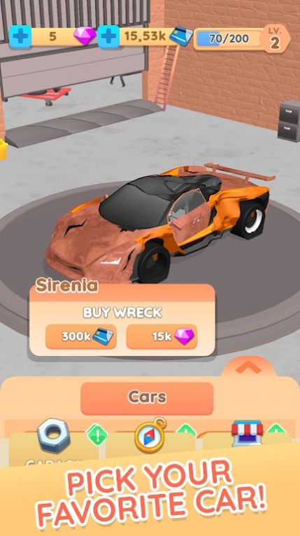 Combined garage car