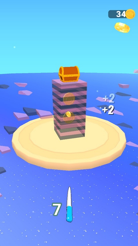 跳跃小球BallUpKnifeRacing