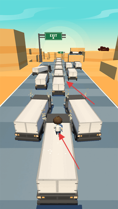 车顶赛跑3d