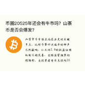 币圈20525年还会有牛市吗？山寨币是否会爆发？