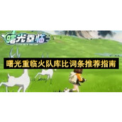 曙光重临火队库比词条推荐指南
