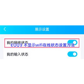 《QQ》不显示wifi在线状态设置方法