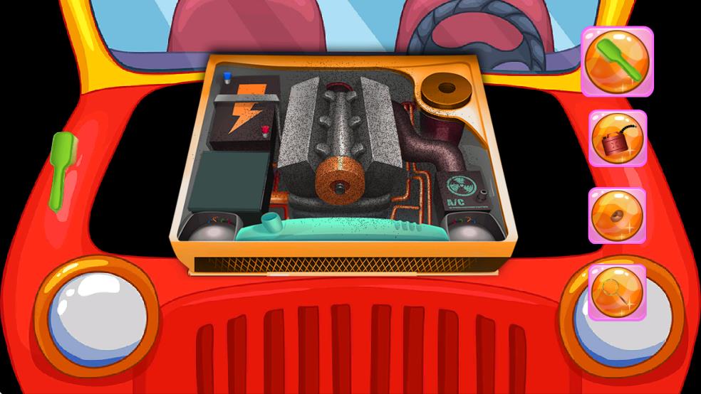 宝宝消防车救火