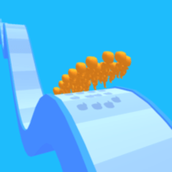人群山丘3d
