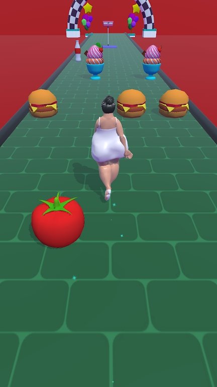 吃健美跑
