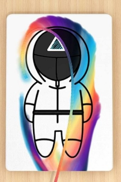 拉线画艺术