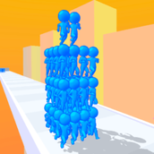 人群塔3d