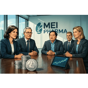 MEI Pharma融资1亿美元建立「莱特币储备」、LTC创办人出任董事，MEIP股价跳涨36%