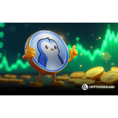 PENGU形成10天形态，目标指向0.075美元