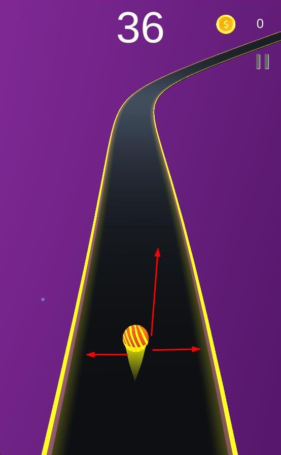 彩色球跑酷