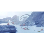 原神雪山中间洞怎么过
