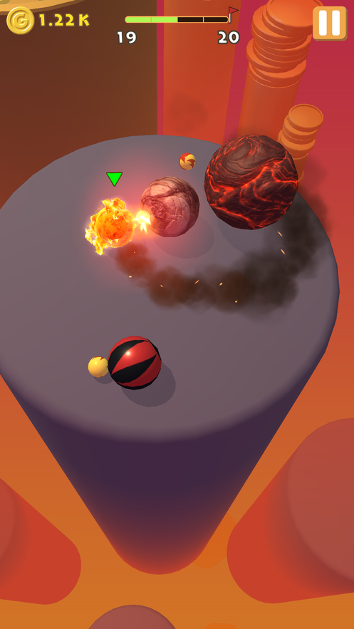 滚动球ball action