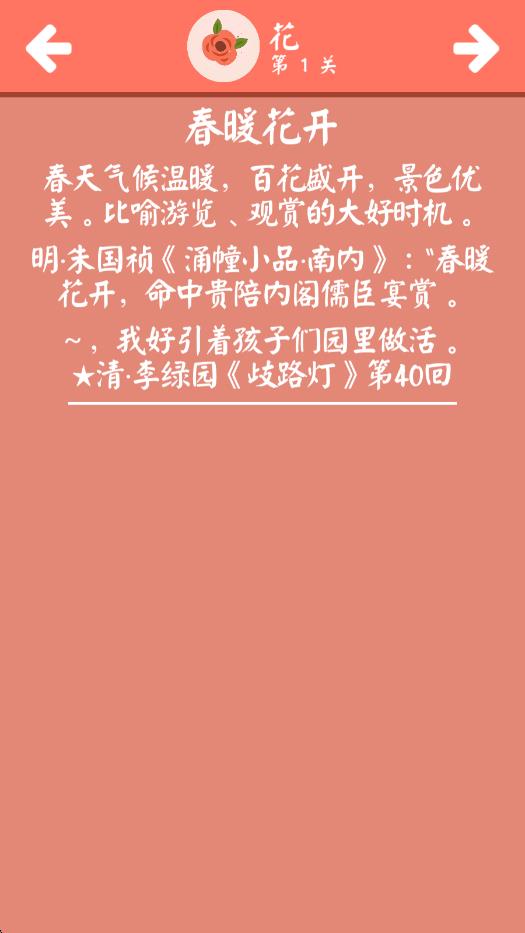 成语飞花令
