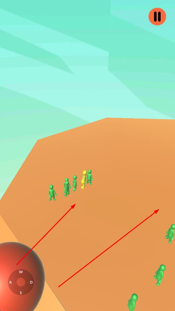 人类奔跑3d