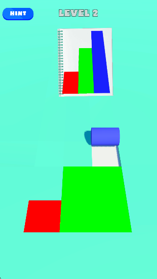 彩色滚筒3D