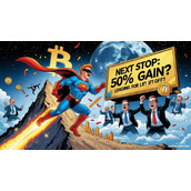 比特币今日价格：比特币闪现看涨形态——50%涨幅即将到来？