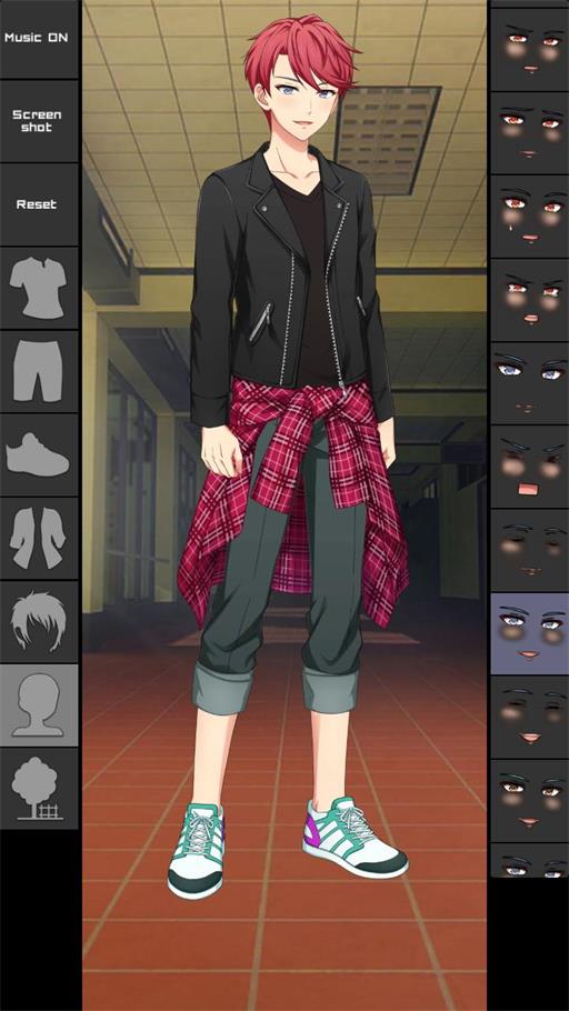 学校男孩动漫装扮手机版