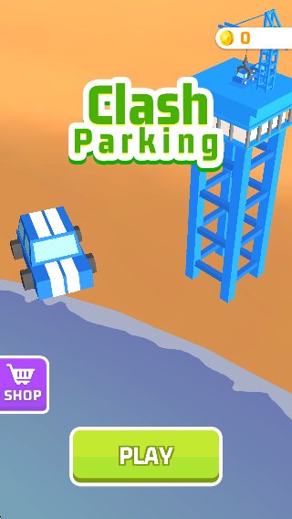 彩色冲突停车