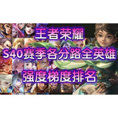 王者s40赛季强势英雄有哪些 王者荣耀S40赛季英雄强度排行