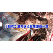 如鸢洛阳据点重建路线是什么-如鸢洛阳据点重建路线一览