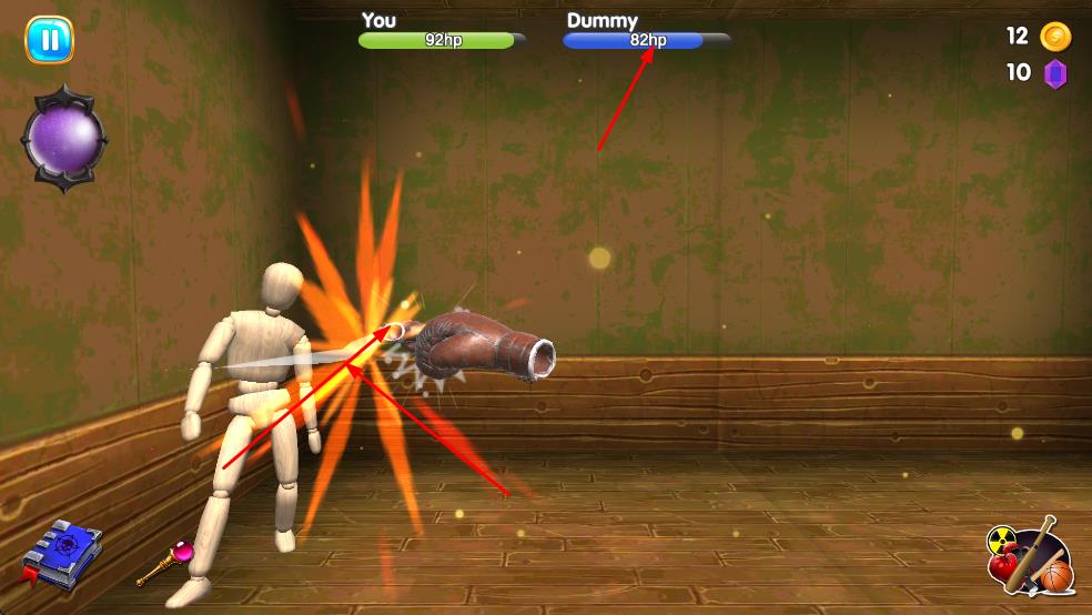 smash the dummy