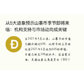 从5大迹象预示山寨币季节即将来临：机构支持与市场动向成关键