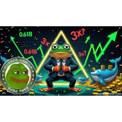 Pepe价格预测：PEPE在顶点结构内盘整，鲸鱼在0.618斐波那契支撑位附近吸筹暗示或将突破0.000020美元
