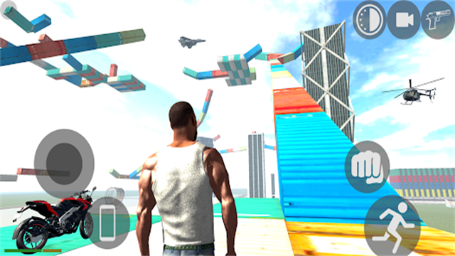 印度摩托车驾驶3d