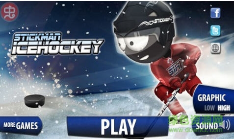 火柴人冰球中文完整版(Stickman Ice Hockey)