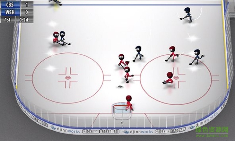 火柴人冰球(Stickman Ice Hockey)