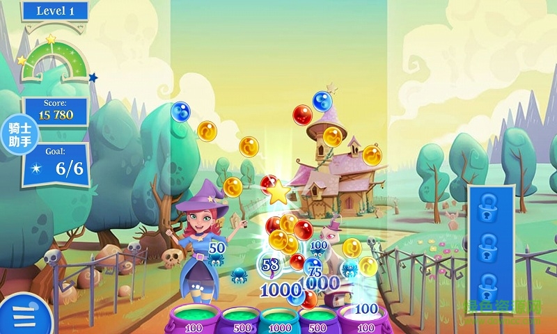 泡泡魔女传奇2汉化修改版(bubble witch saga 2)