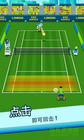啪啪网球中文修改版(one tap tennis)