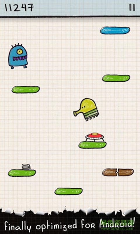 涂鸦跳跃2中文版修改版(doodle jump新版本)