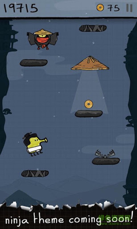 涂鸦跳跃2中文版修改版(doodle jump新版本)