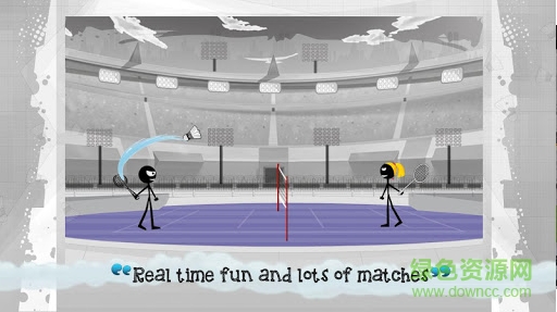 火柴人羽毛球无限钻石版(Stickman Badminton)