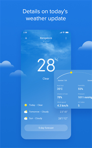 miui7小米自带天气app