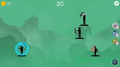 火柴人弓箭手2无敌版(Stickman Archer Fight)