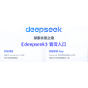 deepseek官网入口-deepseek深度求索官方入口