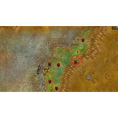 魔兽世界怀旧服Plus黑海岸壁泉河水样位置一览